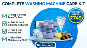Ultimate 4-in-1 Washing Machine Care & Cleaning Combo Kit